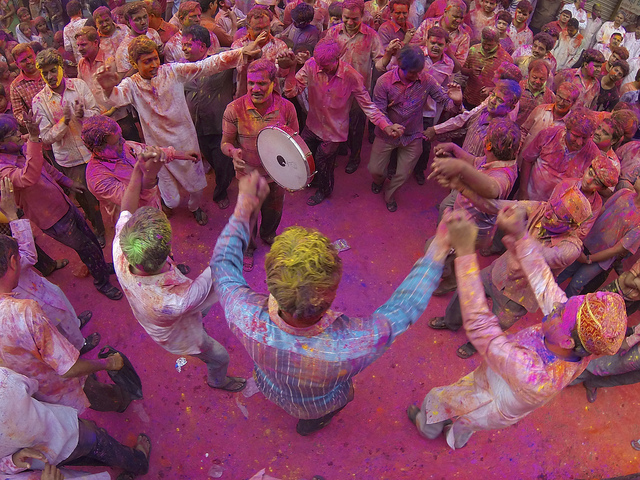 Holi celebration 
