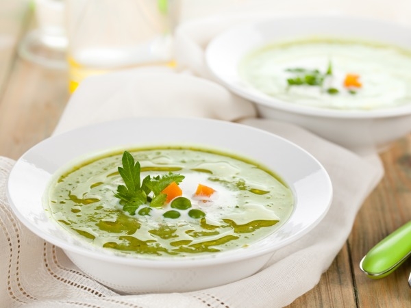 Low Calorie Recipe: Green Pea And Corn Soup