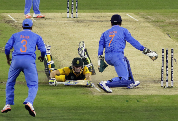 Dhoni effects run out