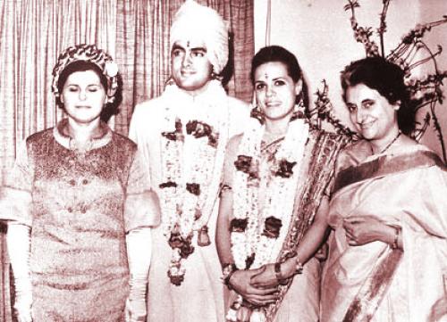 Rajiv Sonia wedding