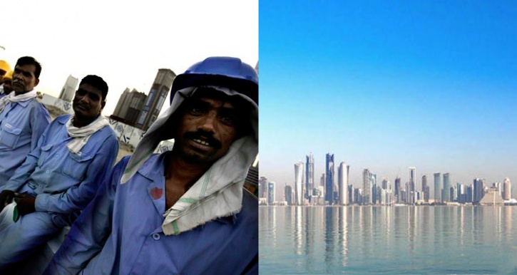 indian labourers qatar