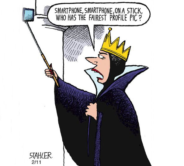 evil queen selfie snow white