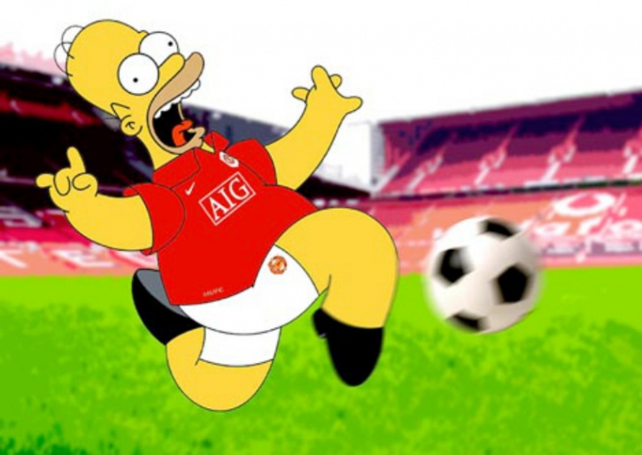 Homer Simpson Man utd