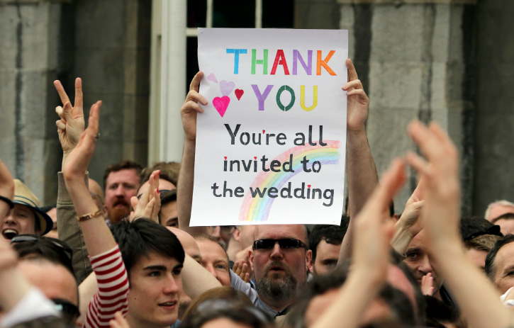 Irish celebrate Gay marriage legalisation
