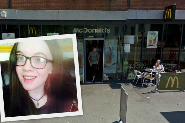 Charlotte Farrow inset and McDonald's Oxford road