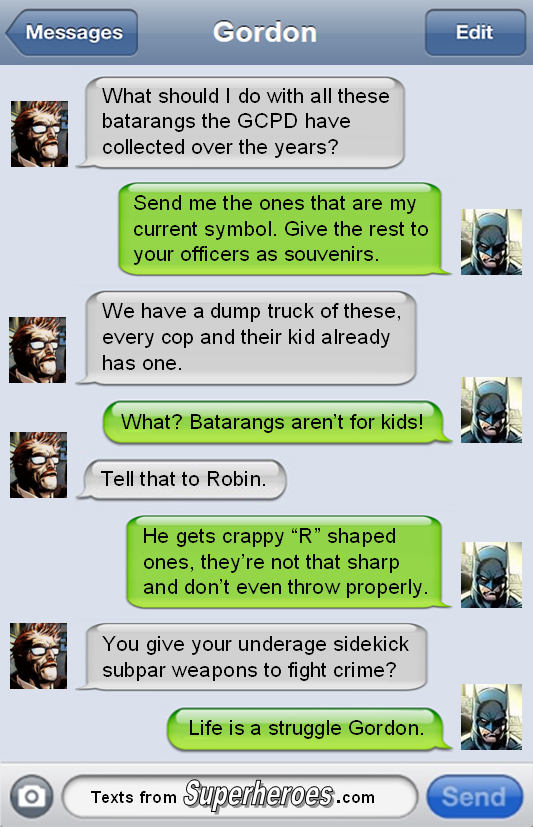 superhero texts
