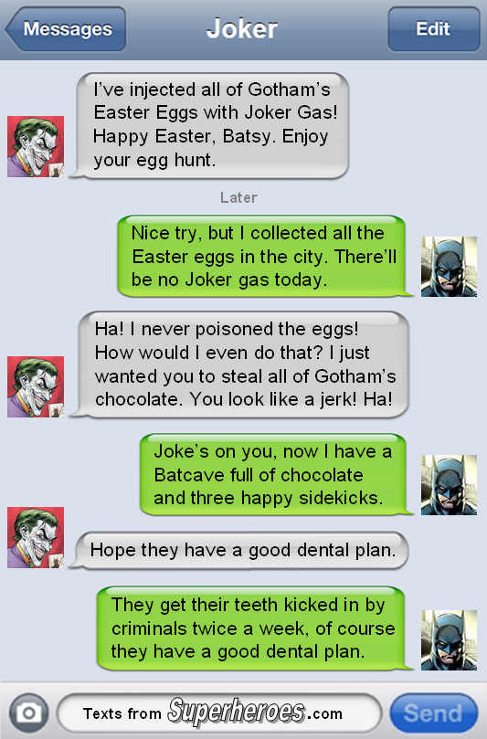 superhero texts