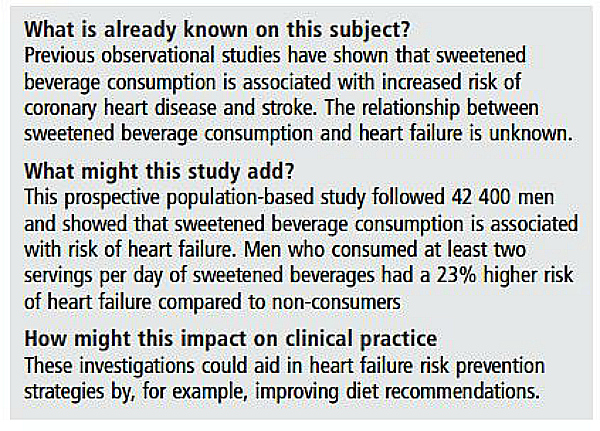 study on sodas and mens health