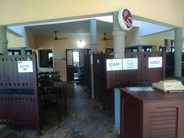 College canteen area