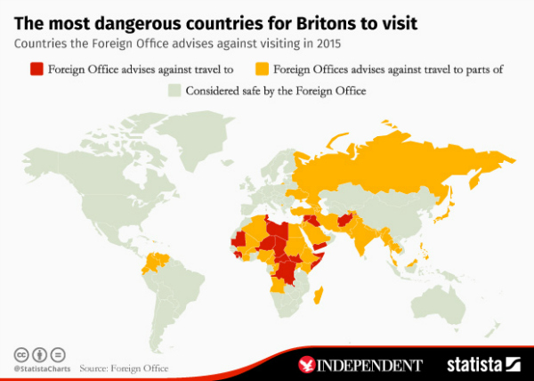 most dangerous places to visit