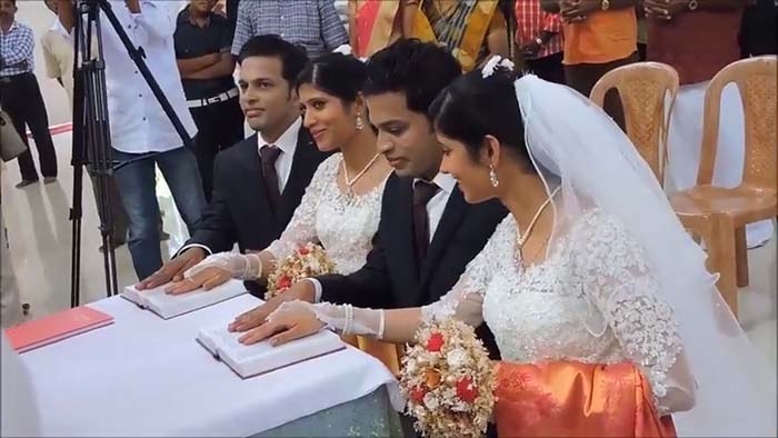 These Twin Brothers Just Married Twin Sisters In A Ceremony Presided Over 