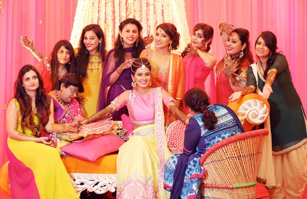 Geeta Basra with her girl gang