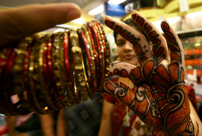 Henna and bangles