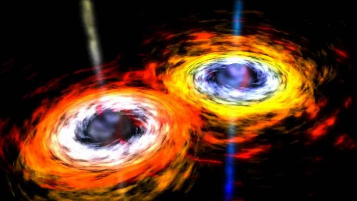 Two Black Holes, Edging Towards A Massive Collision That Can End An ...