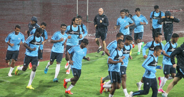 Indian team preparing to face Iran