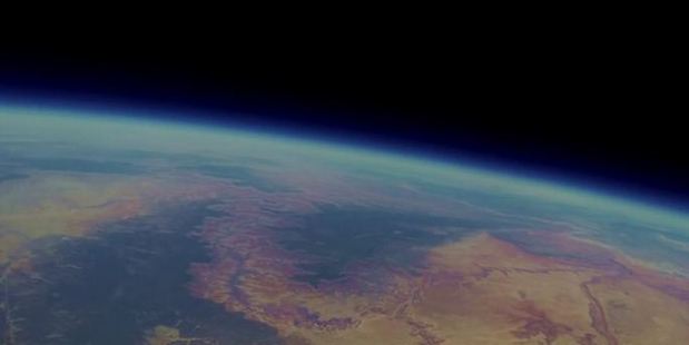 Lost GoPro camera takes spectacular images from the edge of stratosphere