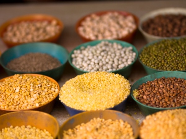 Whole grains and legumes