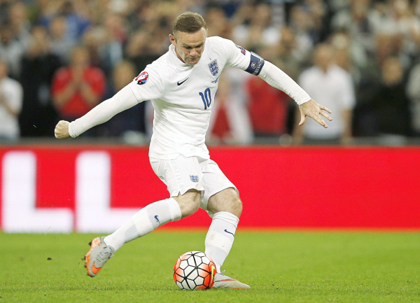 Rooney playing Euro Qualifiers for England