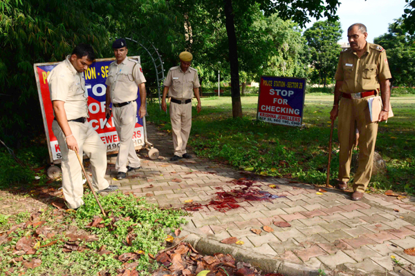 The Chandigarh Sector 27 park where his body was found