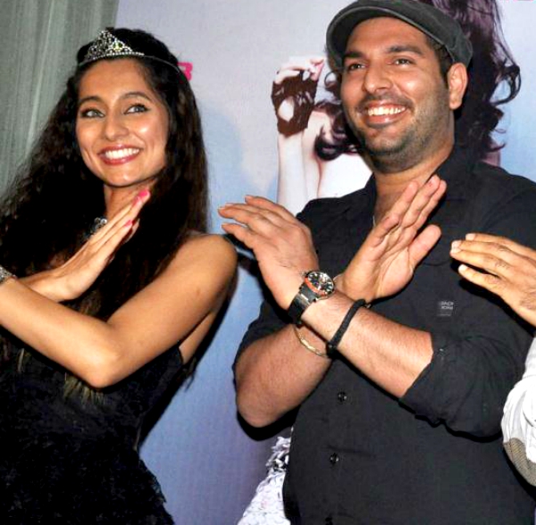 Yuvraj Singh and Anusha Dandekar 
