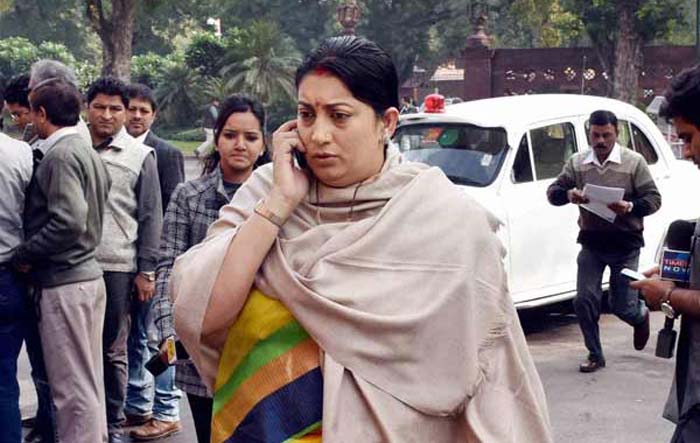Smriti Irani Convoy Car Allegedly Killed His Father, Police Force Him To Change Car Nameplate