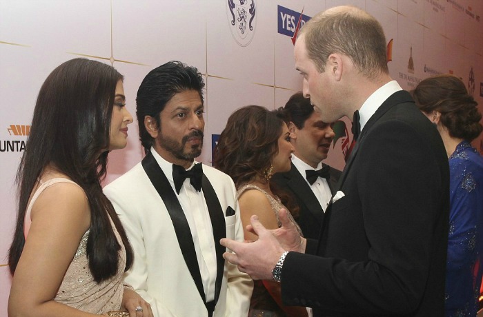 Prince William, SRK and Aishwarya