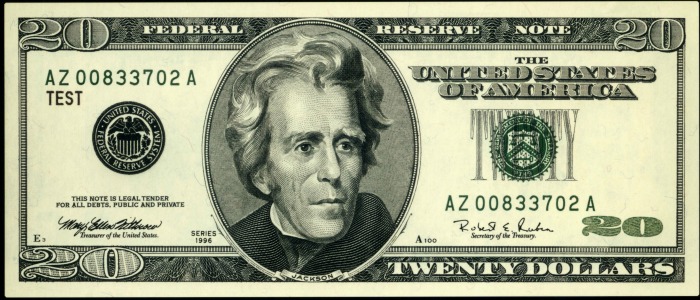 USA $20 Bill