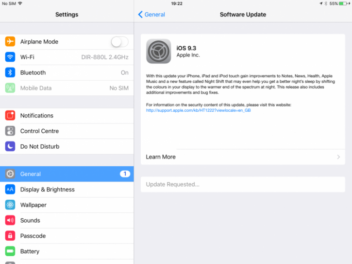 iOS 9.3 now available with Night Shift mode to help you sleep, iOS