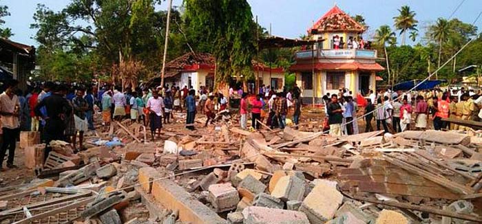Kerala is yet to recover from the shock of the tragedy that claimed 112 lives but the blame game has already begun. A closer look at the order issued by the Kollam district administration on the application of the Puttingal Devi temple committee for conducting fireworks points out many a lapse. In fact, in its order, the Kollam district administration had explicitly denied permission for any sort of fireworks as part of the Meena Bharani festival at the temple, contrary to the temple committee