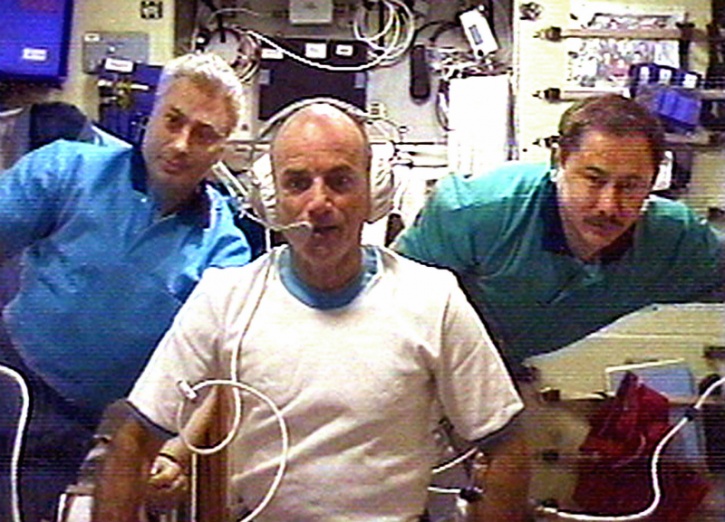 Dennis Tito on the ISS