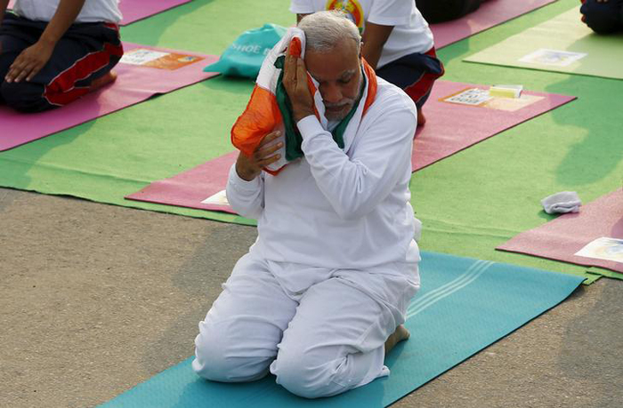 Court To Look Into Whether PM Modi Insulted National Flag Furing Yoga Day Event