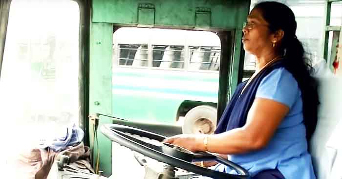 Asia’s First Woman Bus Driver Goes Where Men Go