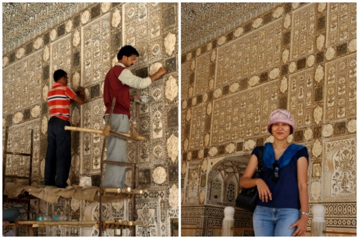 Restoration of Sheesh Mahal