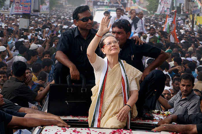 Congress president Sonia Gandh
