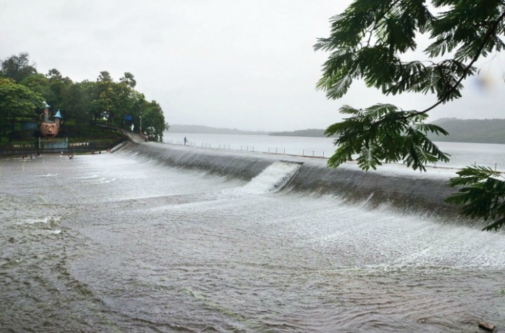 Overflowing Vihar Lake