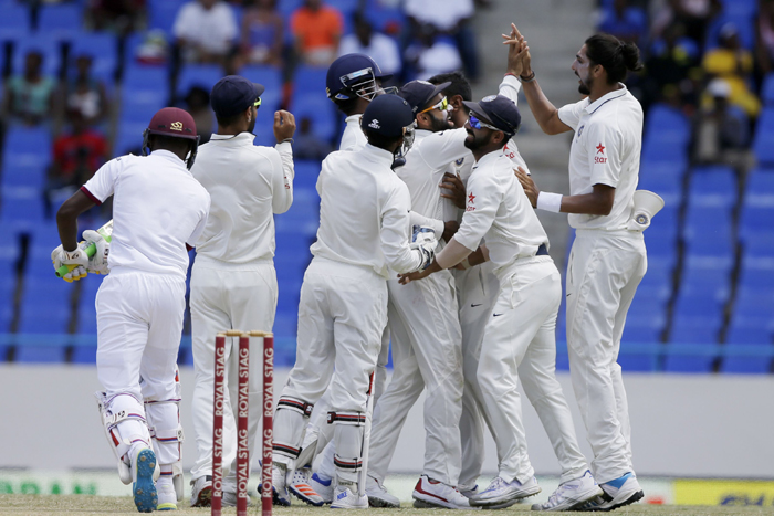 Indian team celebrates