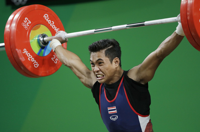 Thai weightlifter