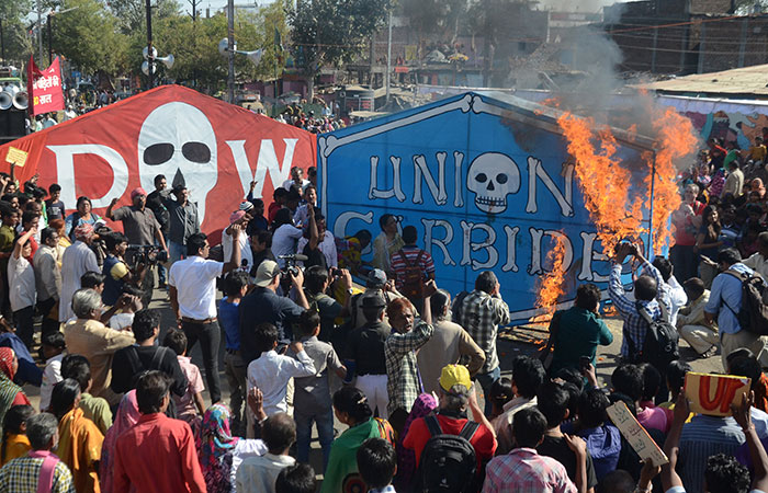 Protest in Bhopal