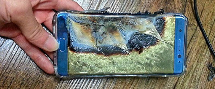 Samsung Galaxy Note 7 Fire