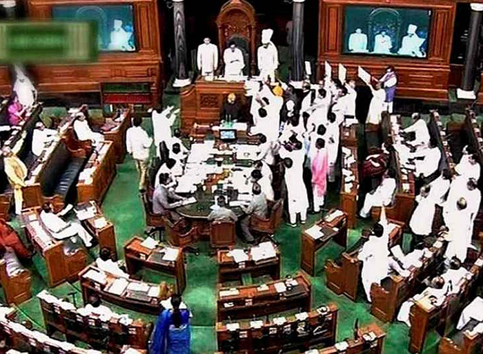 Parliament disruption india