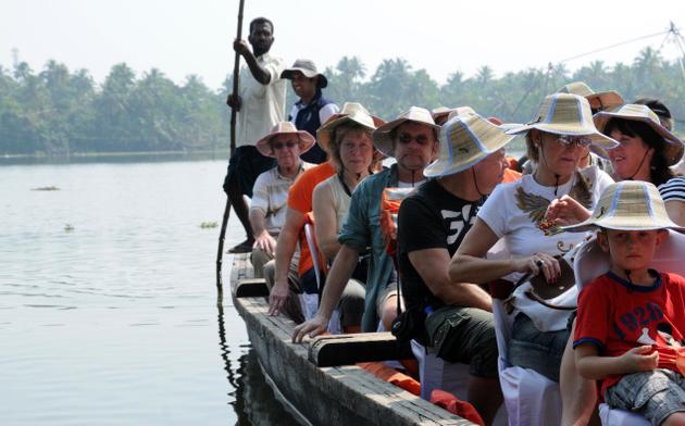 foreign tourist in kerala