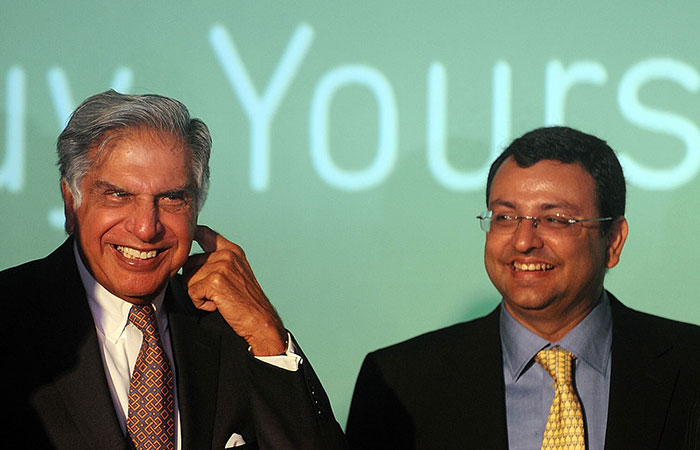 Ratan Tata and Cyrus Mistry