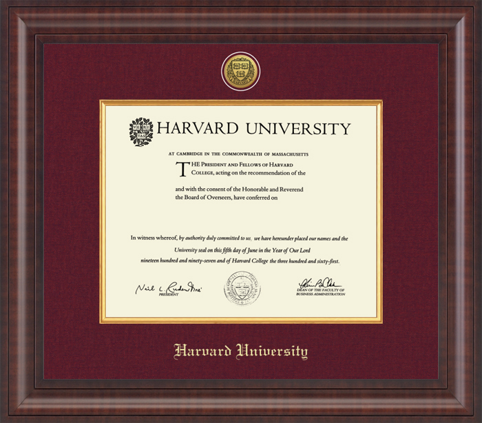 Harvard degree