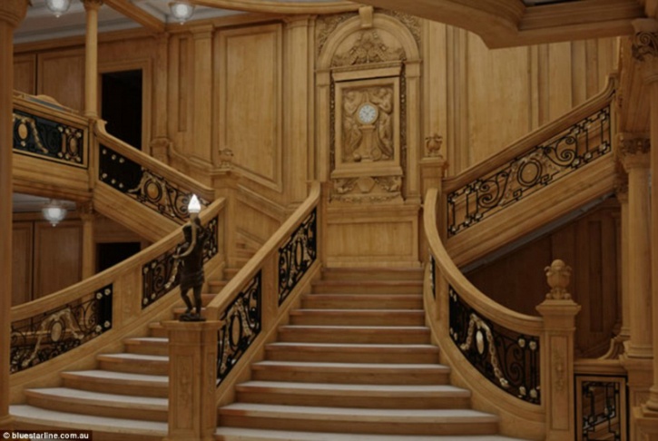 titanic II staircase