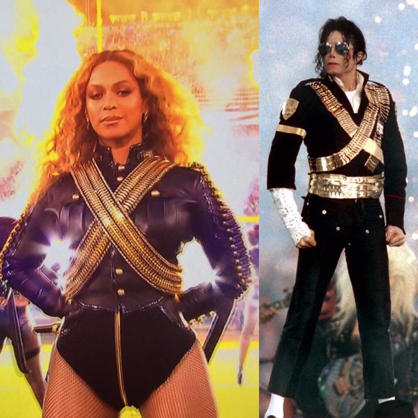 Queen Bey and King MJ