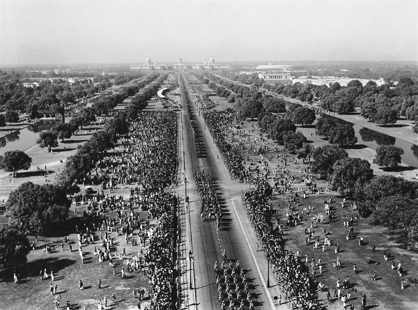 Aerial view republic day