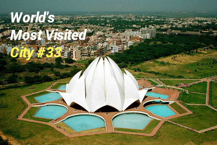 delhi is #33 most visited city in world