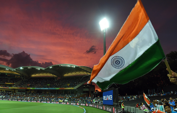 Indian flag at the Adelaide Oval