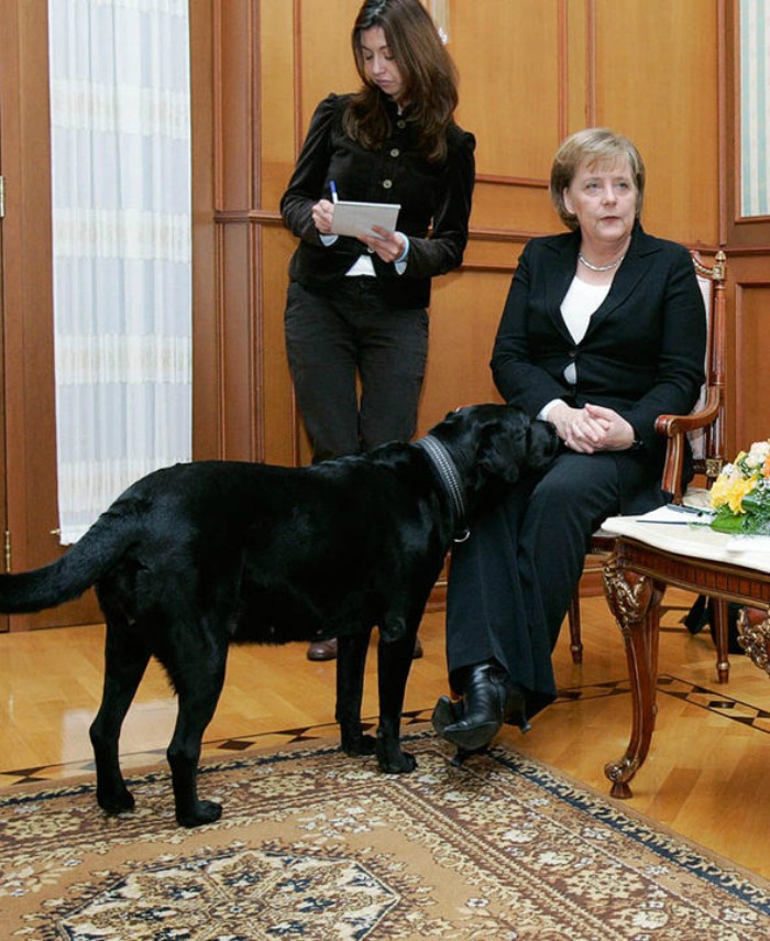Angela Merkel and Koni