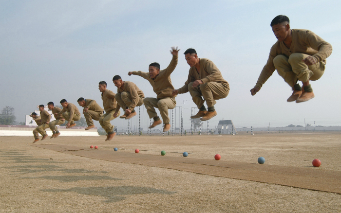 Indian Army training